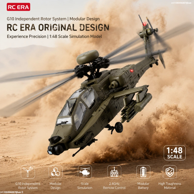 Rc Helicopter Single Rotor - RC Era AH‑64D Apache C170 6-канальный