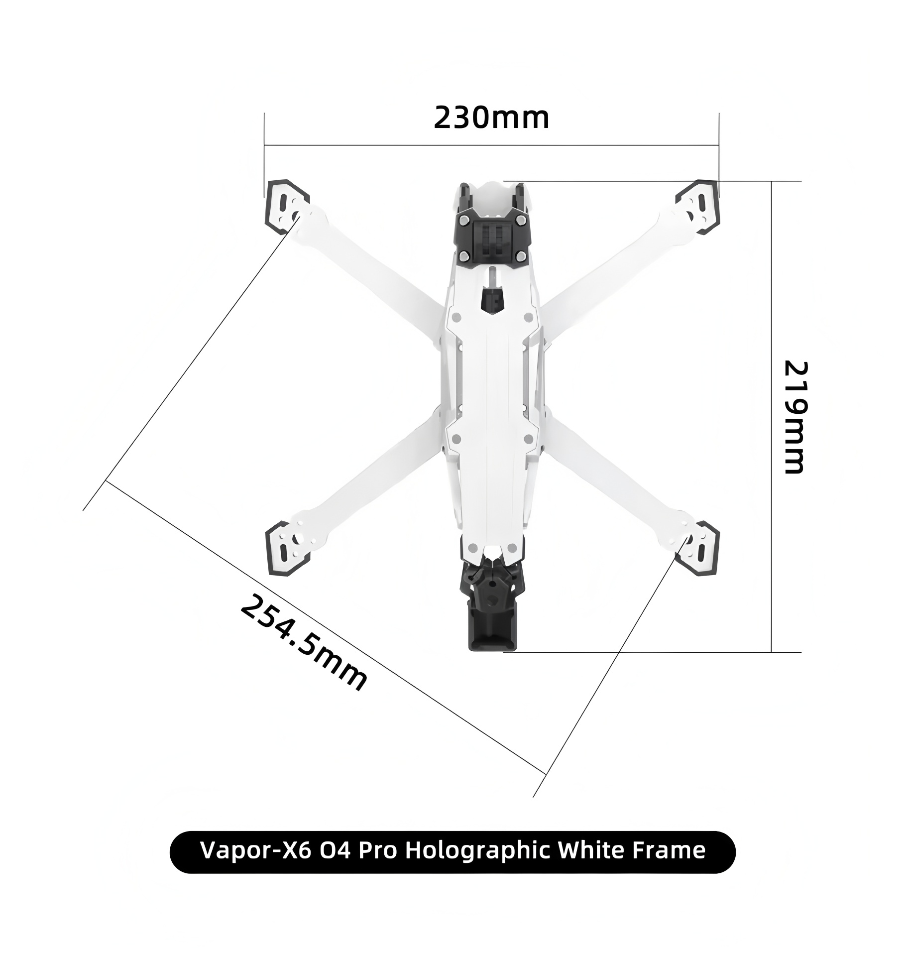 Рама GEPRC Vapor D5/X5/X6 O4 P – обзор и цена Rc Helicopter Parts